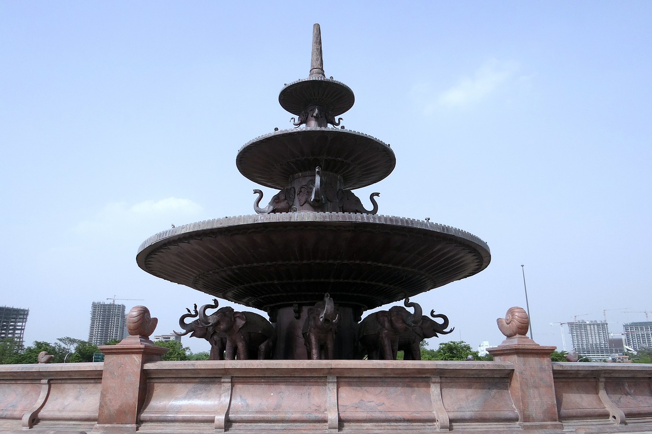 dalit prerna sthal memorial fountain free photo