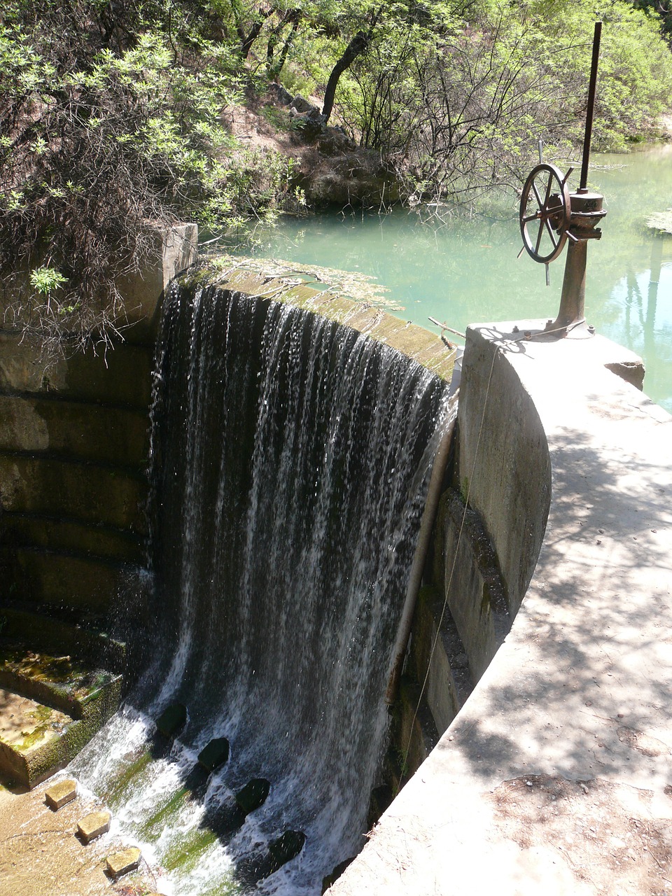 dam waterfall seven springs free photo