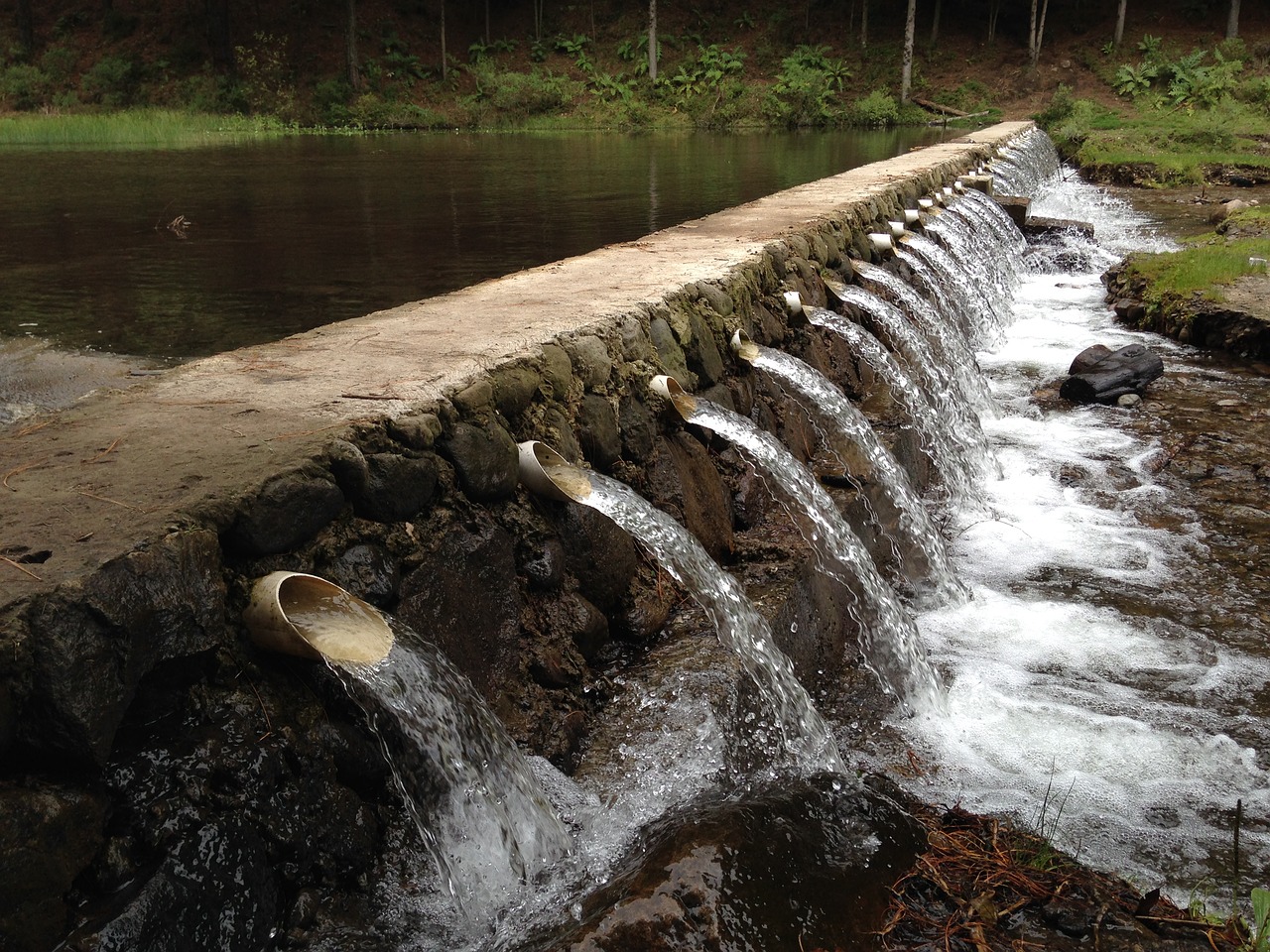 dam river water free photo