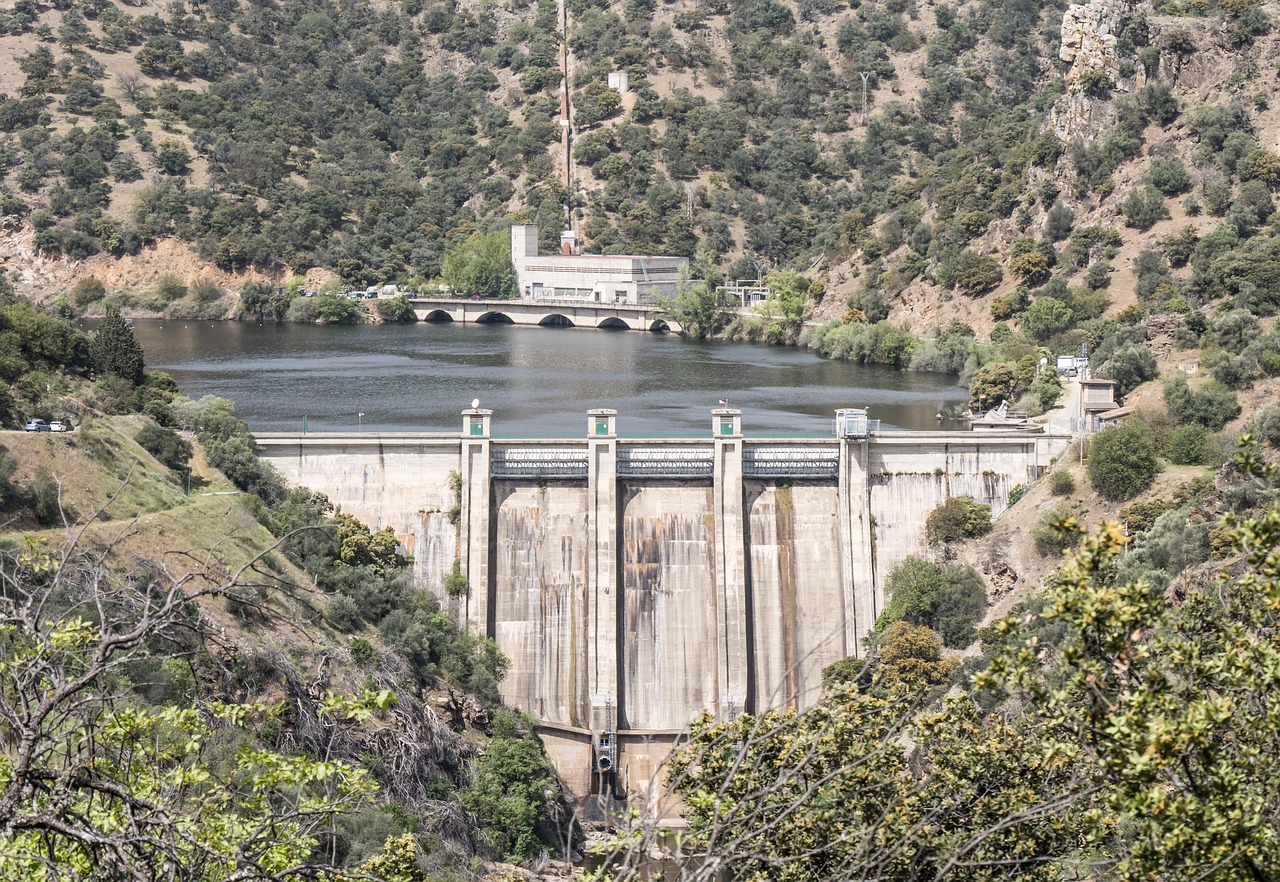 dam reservoir water free photo