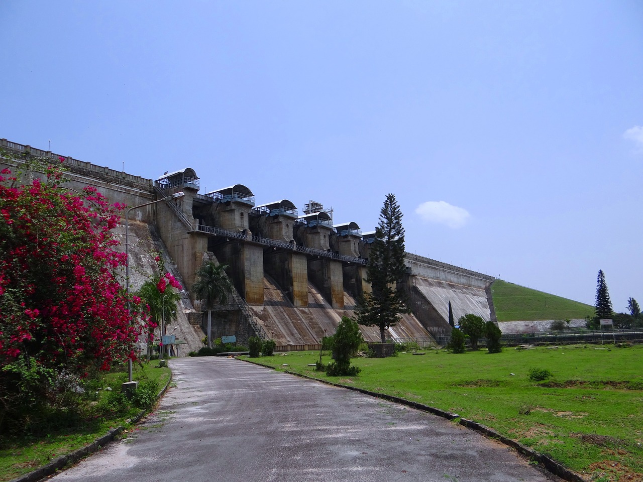 dam hemavathi river tourist attraction free photo