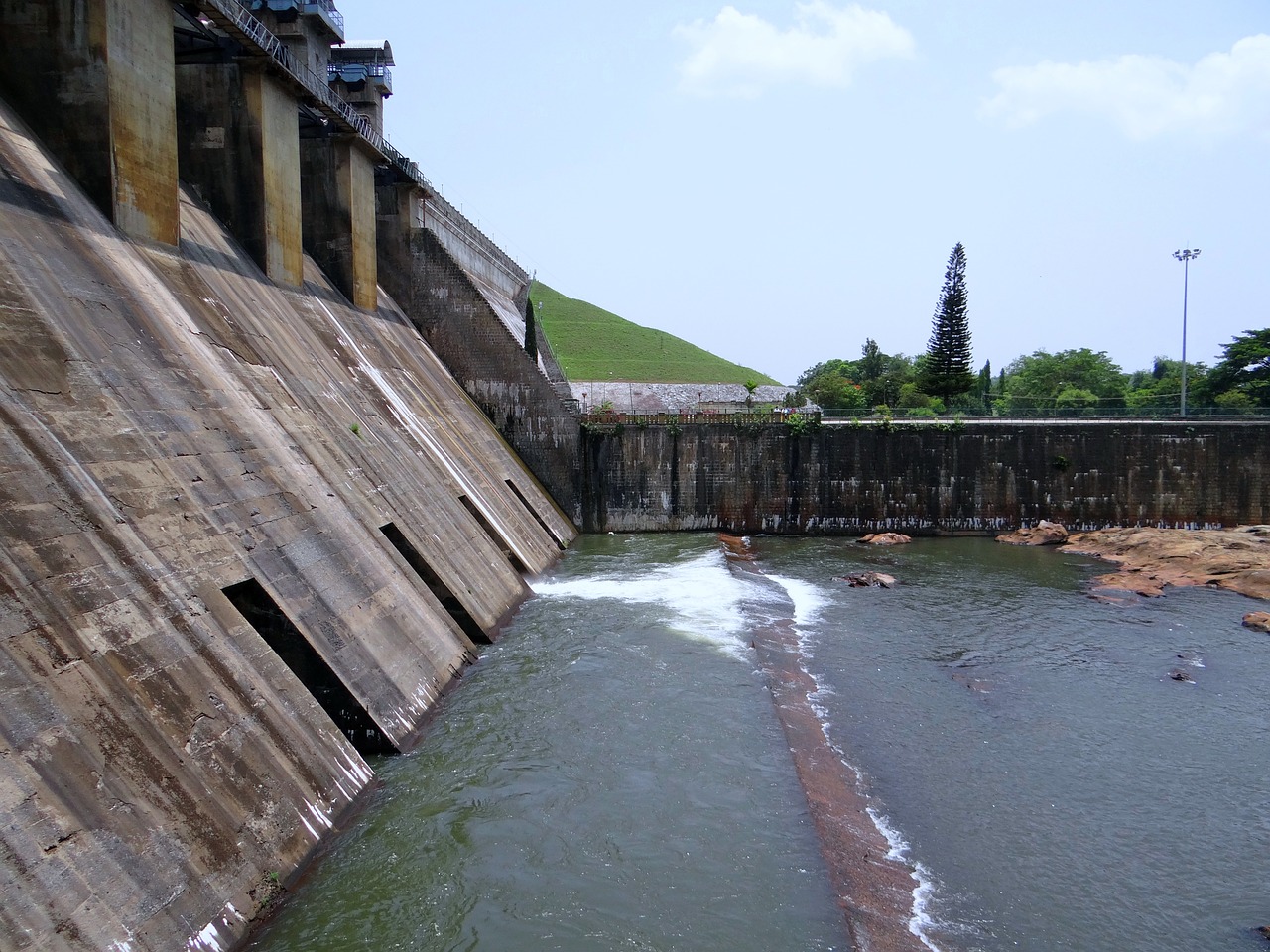 dam hemavathi river tourist attraction free photo