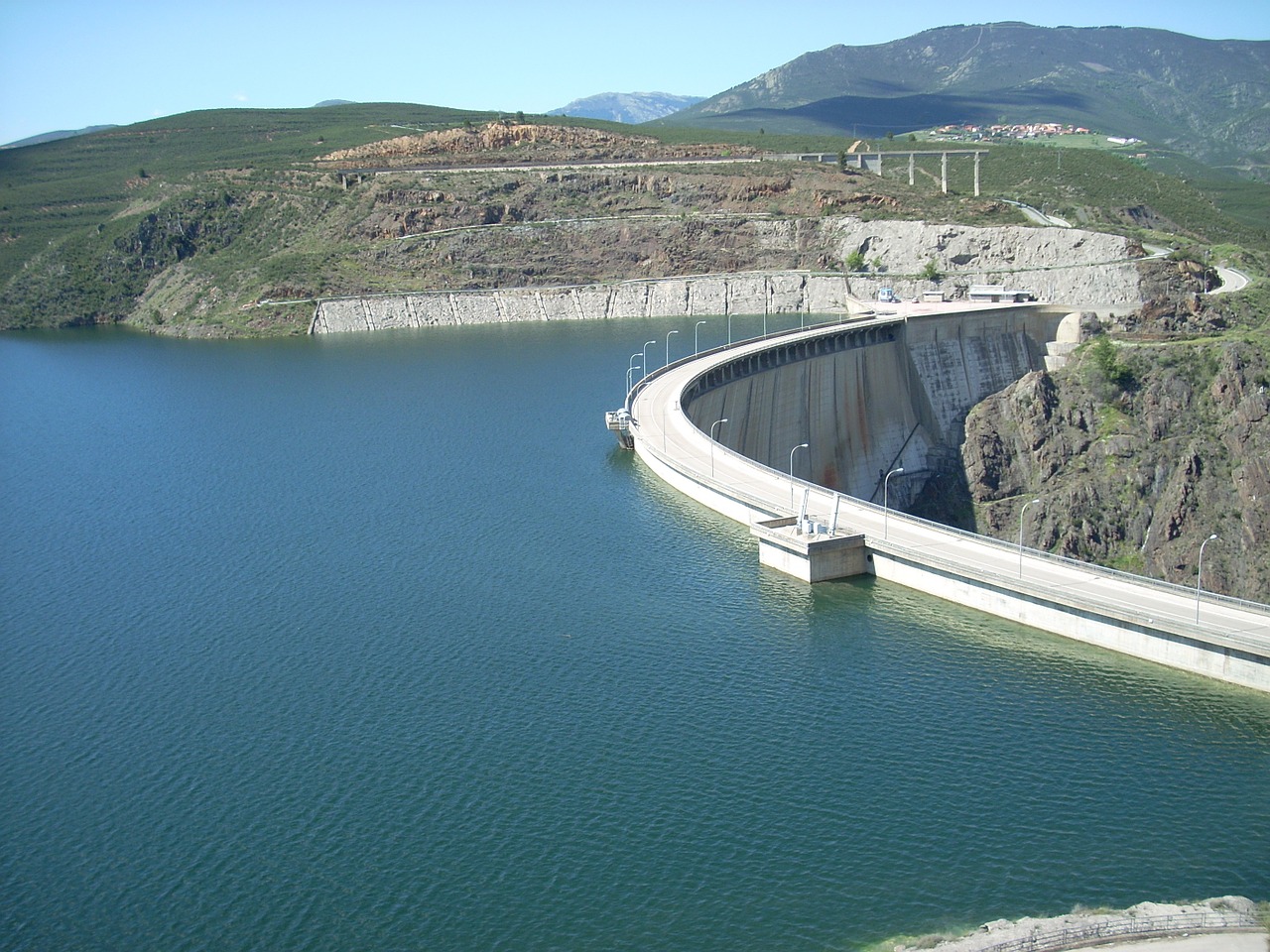 dam river water free photo