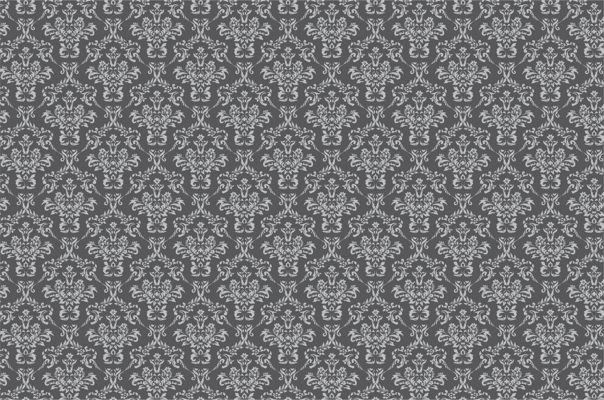 damask pattern gray free photo
