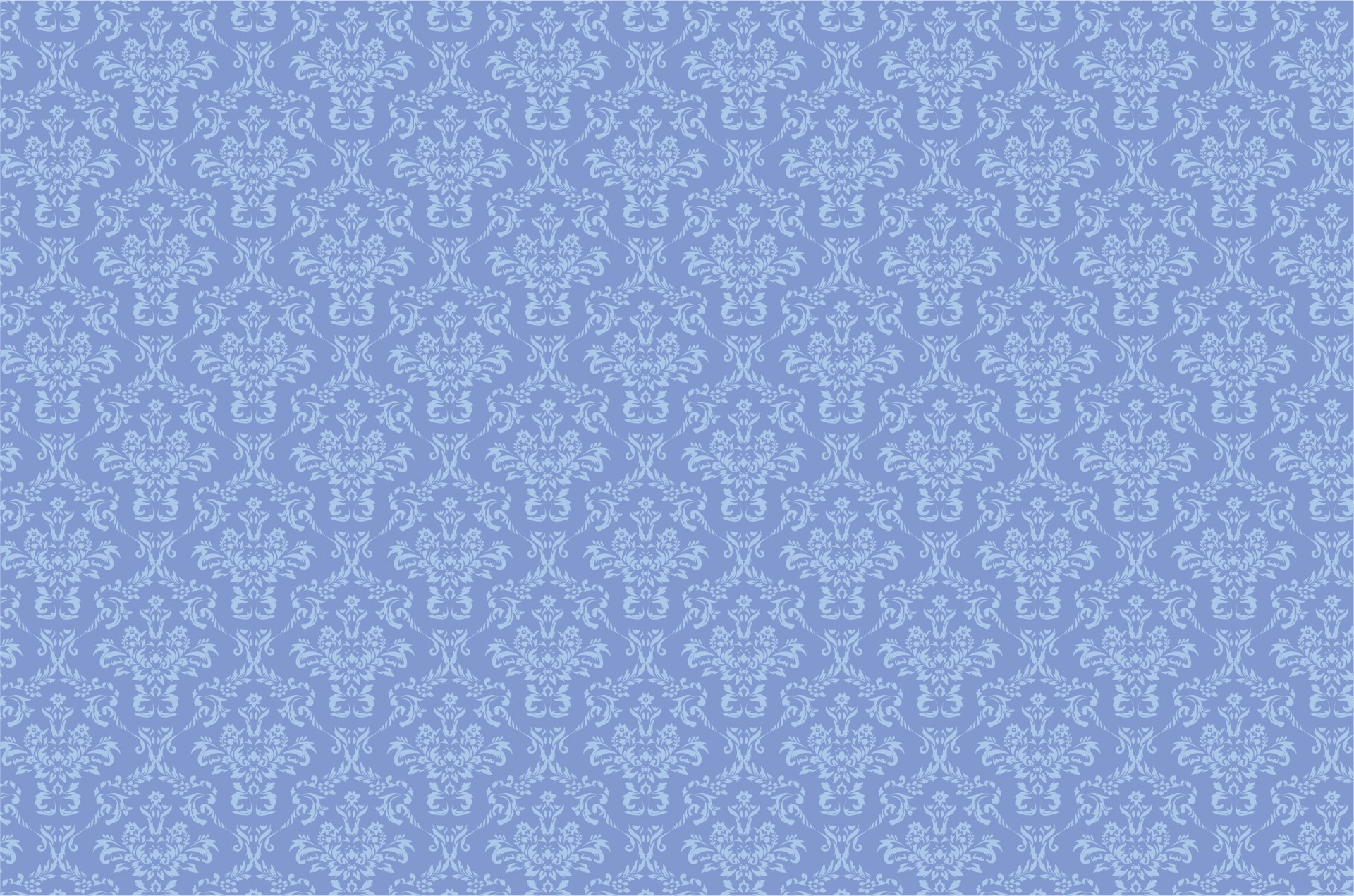 damask blue pattern free photo