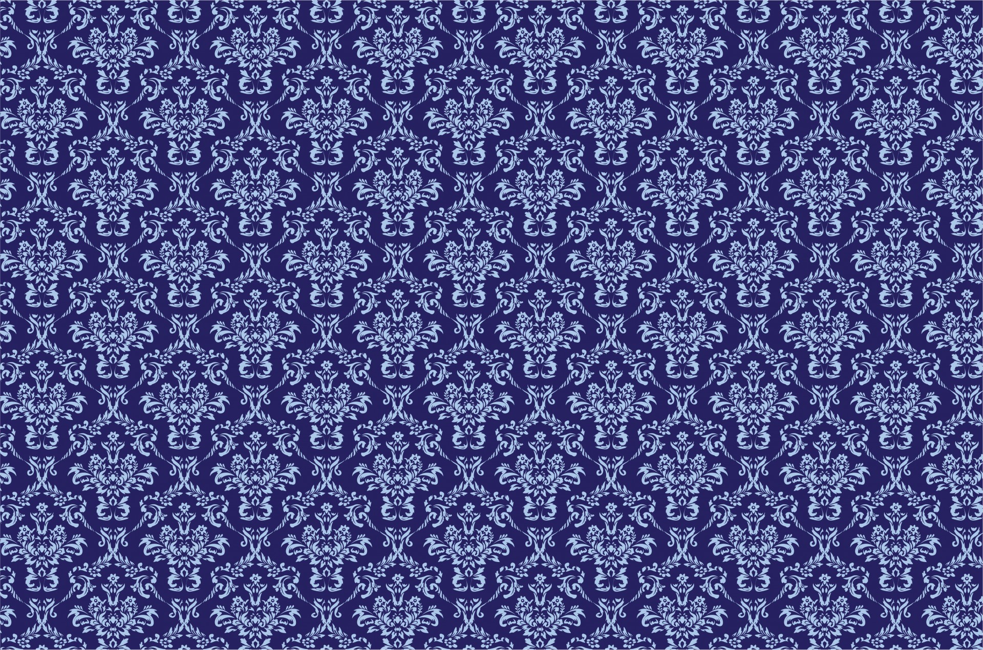 damask blue pattern free photo