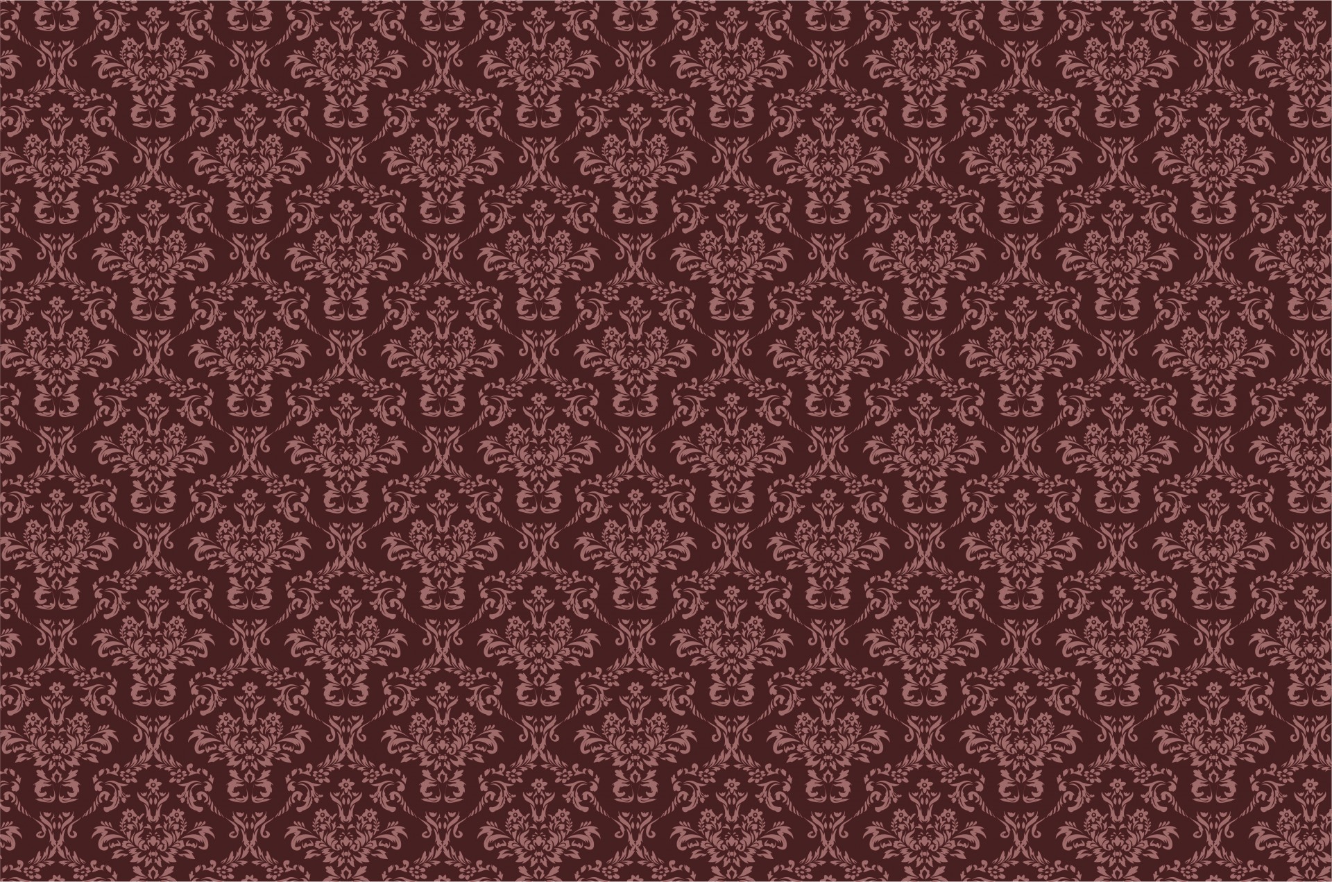 damask brown pattern free photo