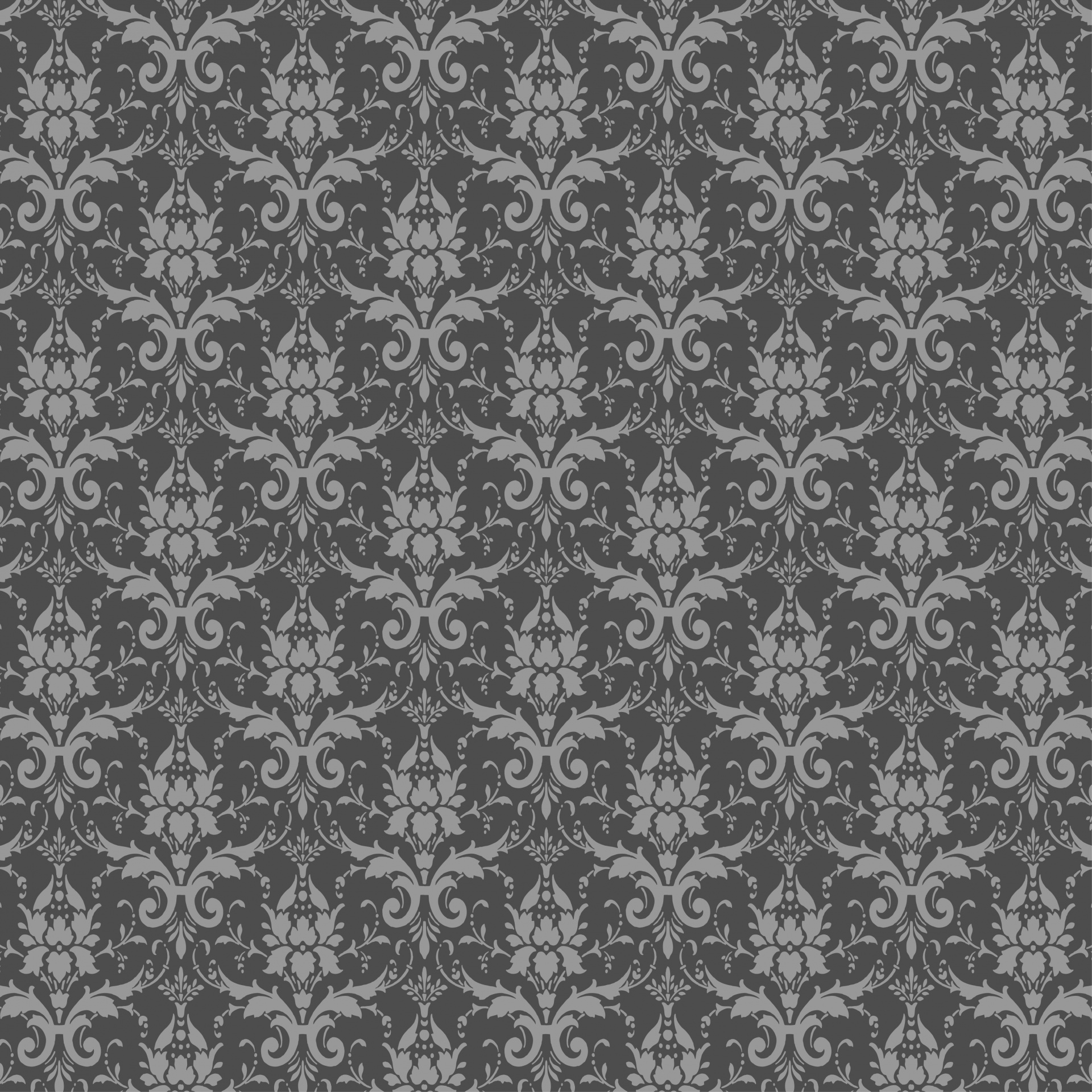 Damask Pattern Background Grey