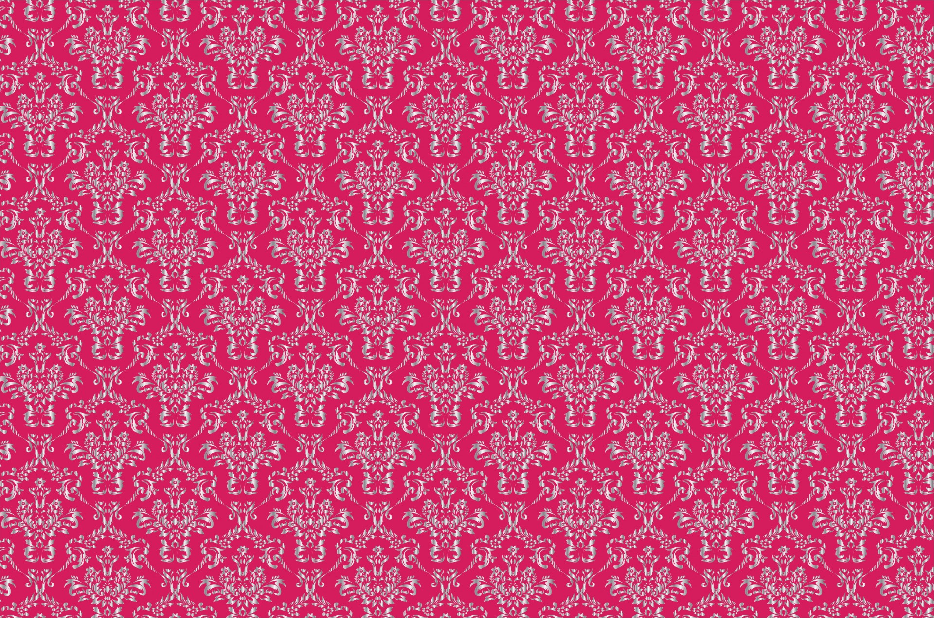 damask pattern pink free photo
