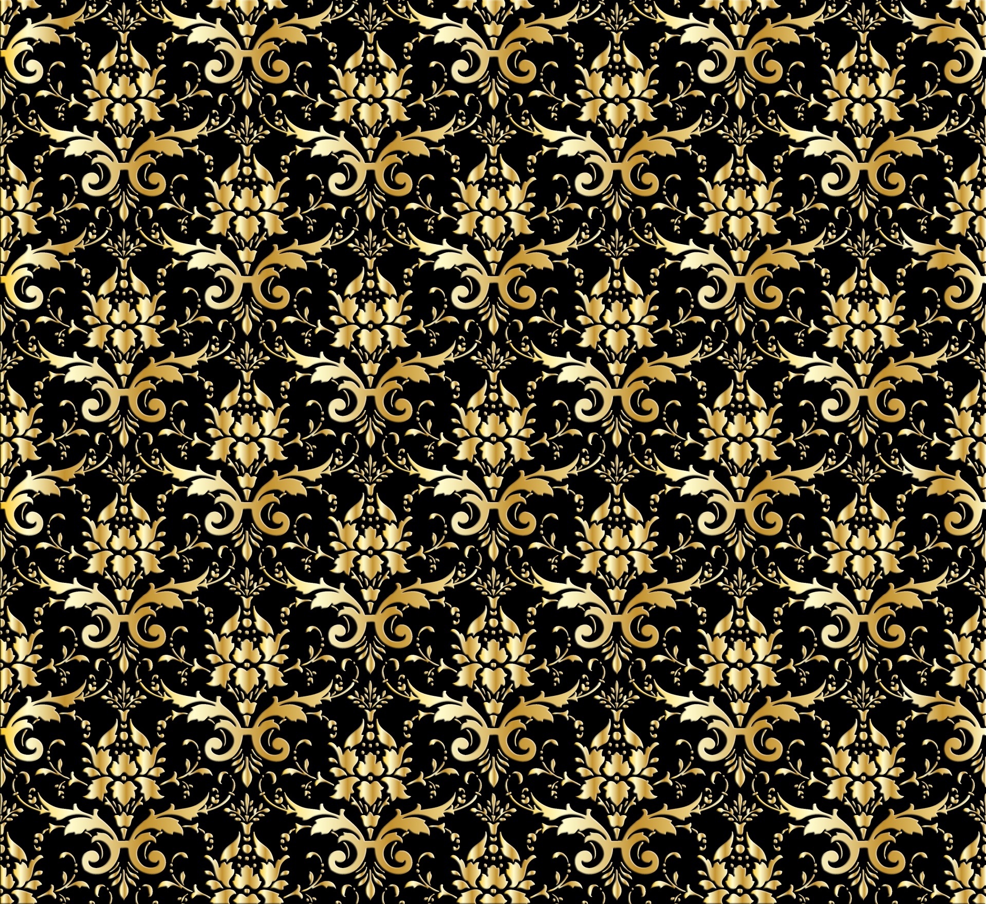 damask pattern gold free photo