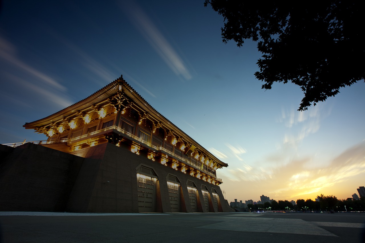 daming palace xi'an tourism free photo