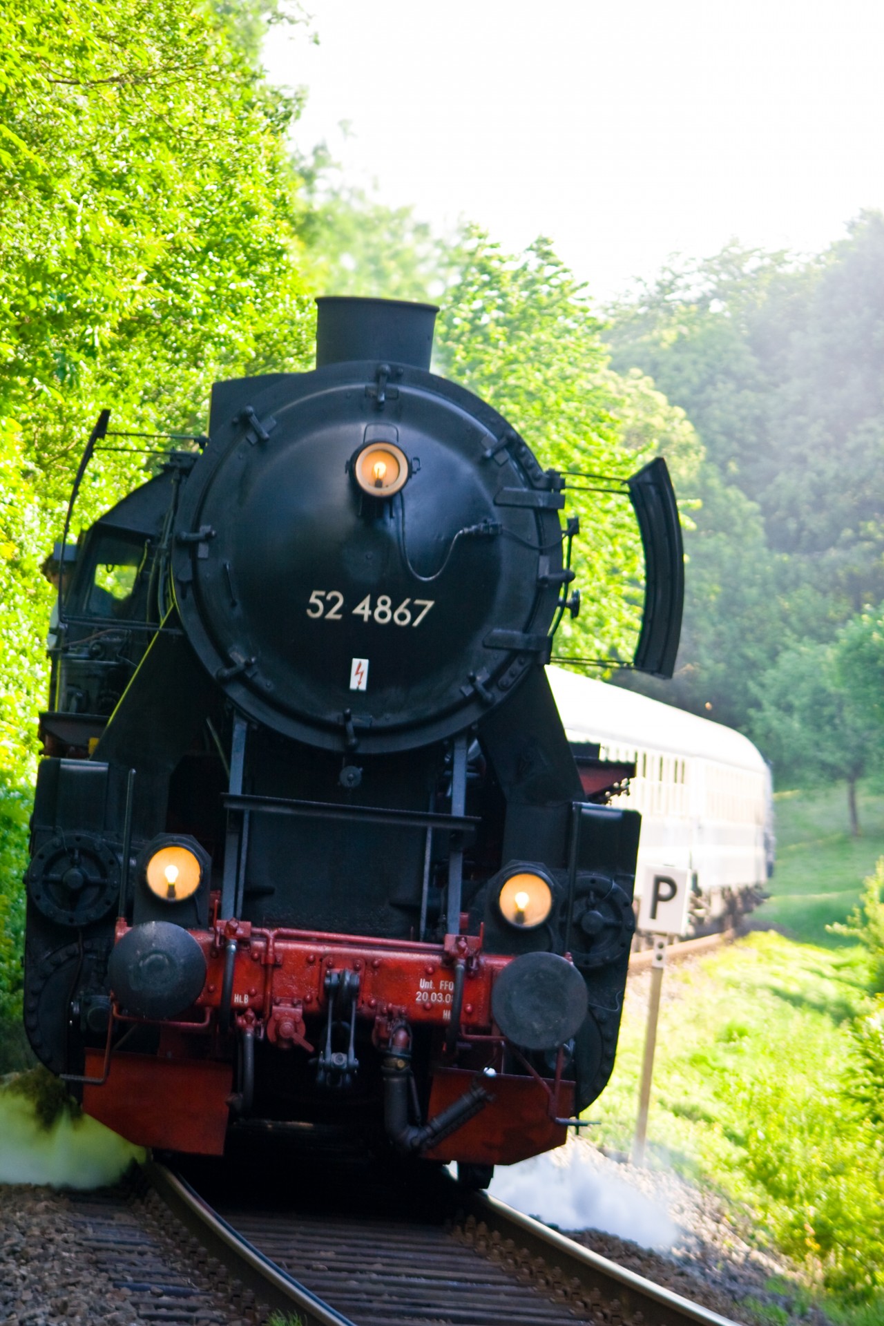 steam engine 52 4867 train free photo