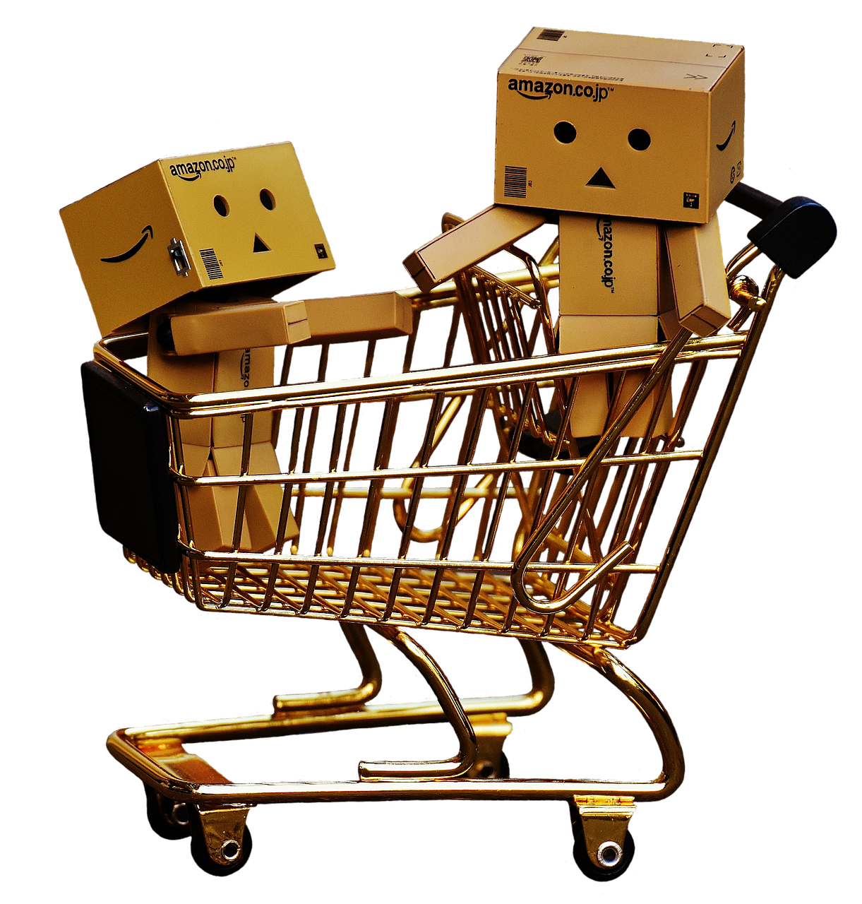 danbo figures shopping cart free photo