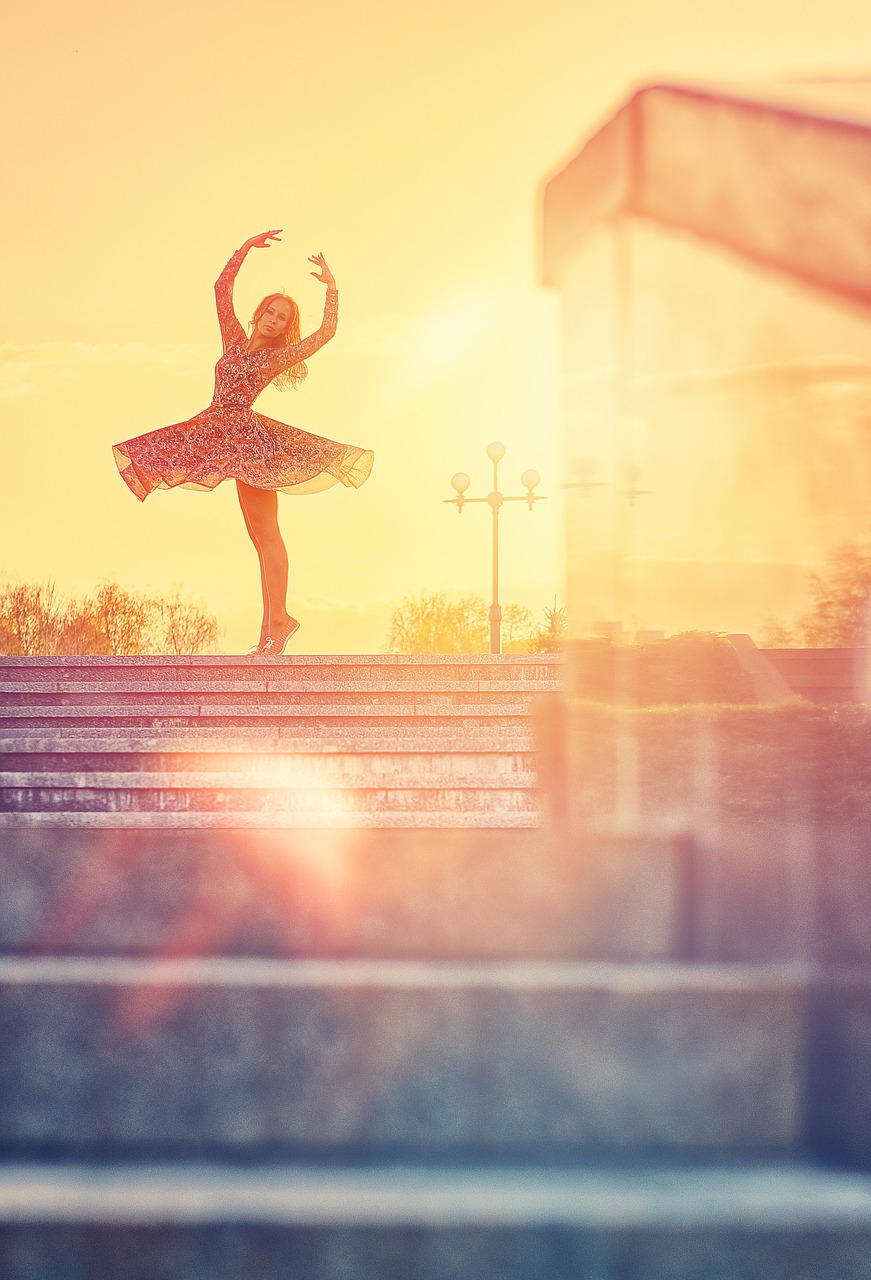 dance silhouette sun free photo