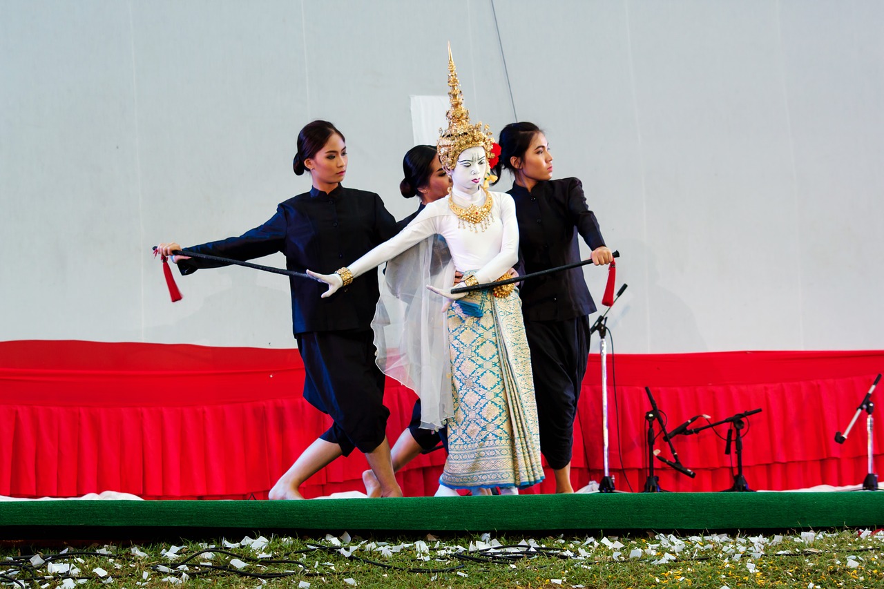 dance theater people thailand culture acting free photo
