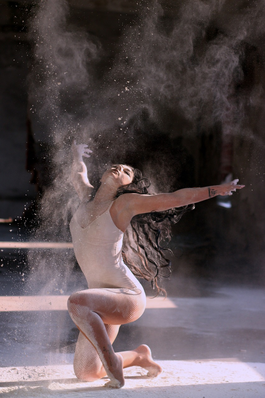 dancer flour motion free photo