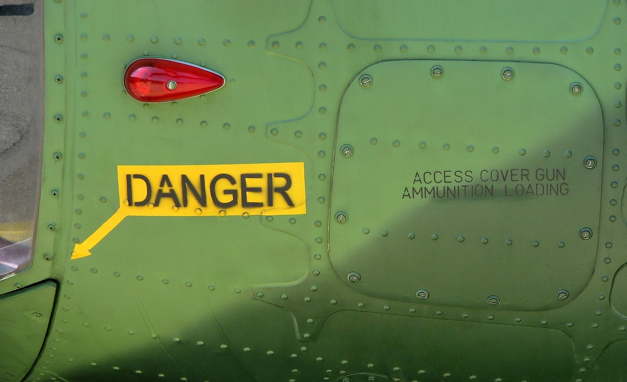 danger military aircraft gun ammunition free photo