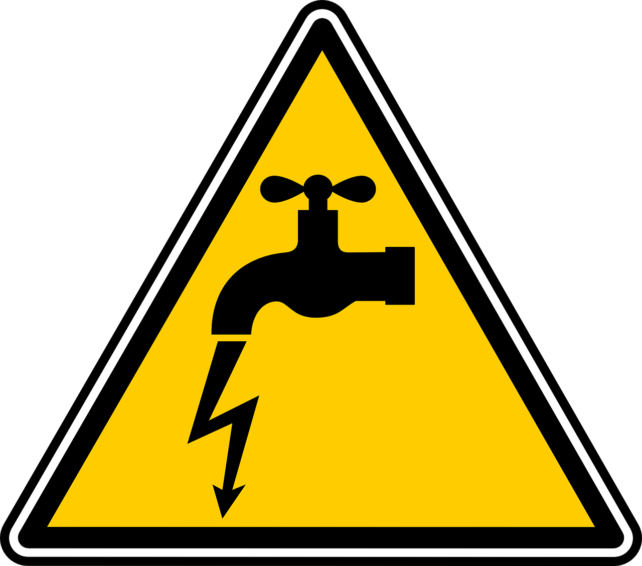 danger electric faucet free photo