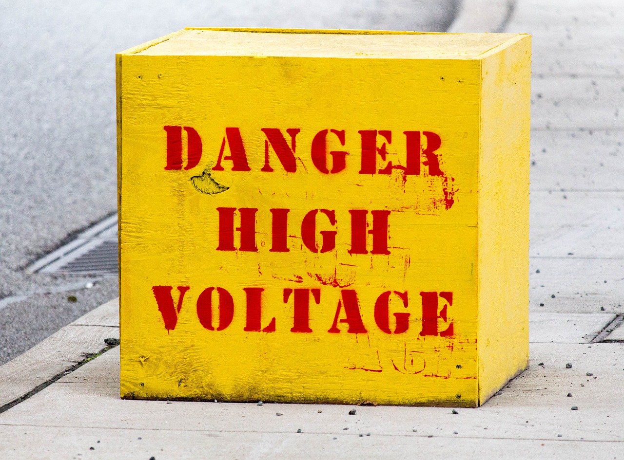 danger high voltage free photo