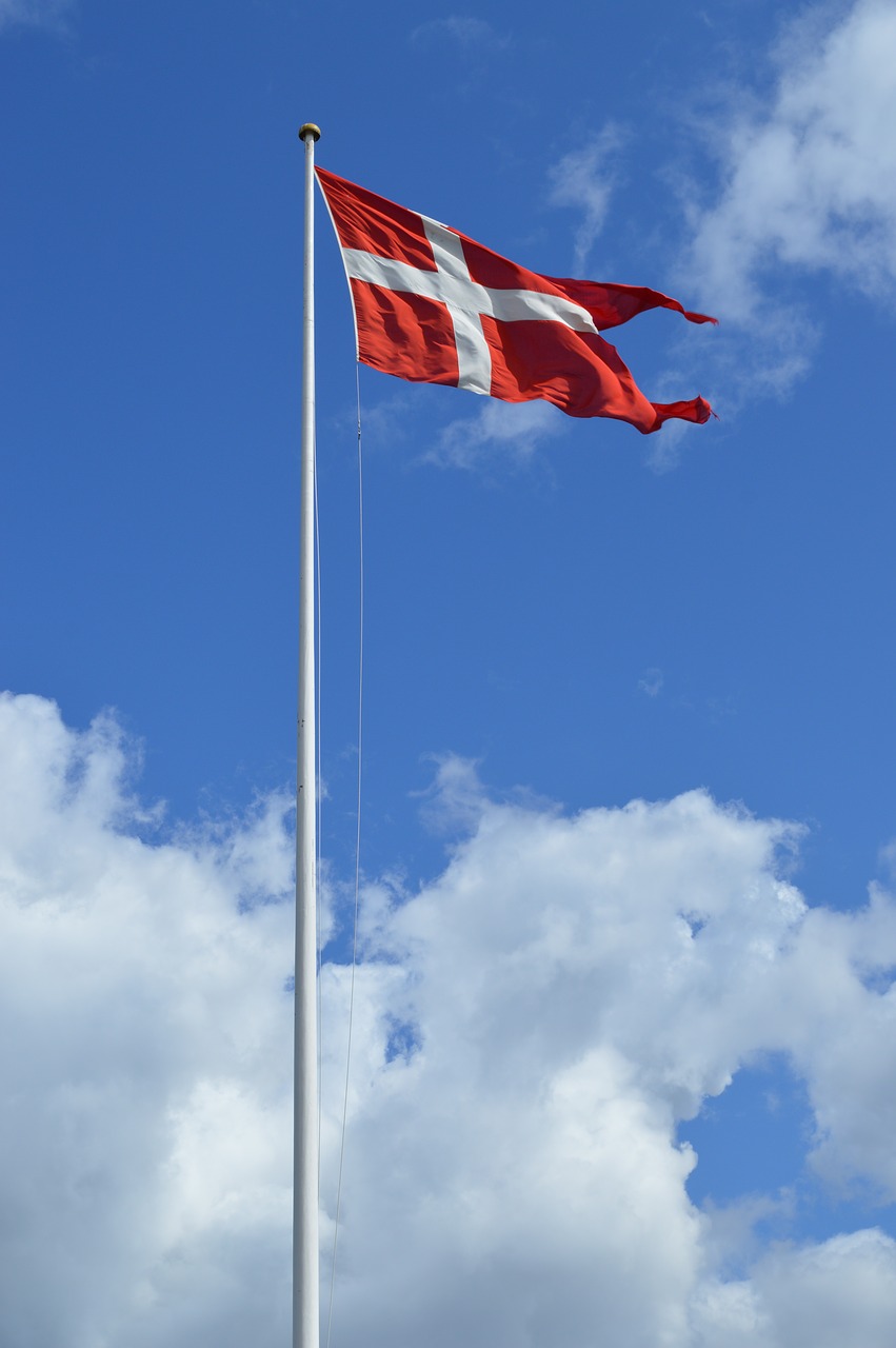 danish flag denmark flag free photo