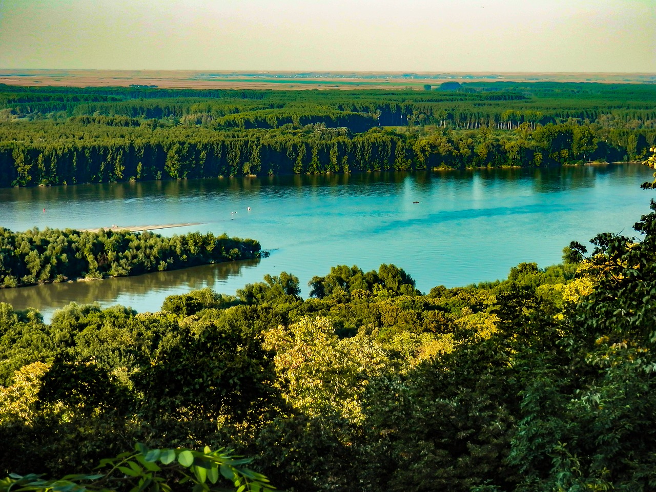 danube river water free photo