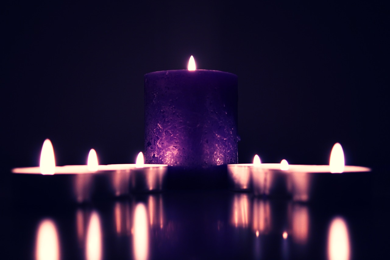 dark candle light free photo