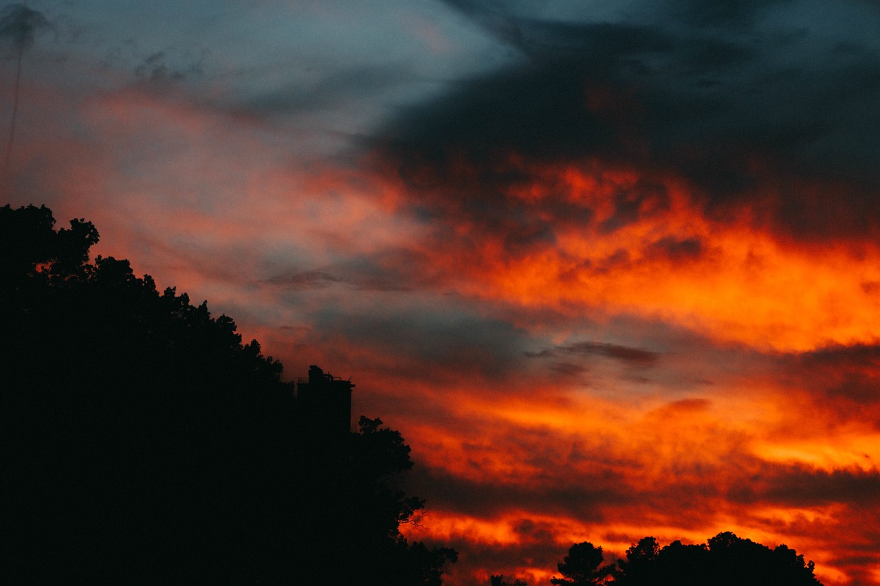 dark sky clouds free photo