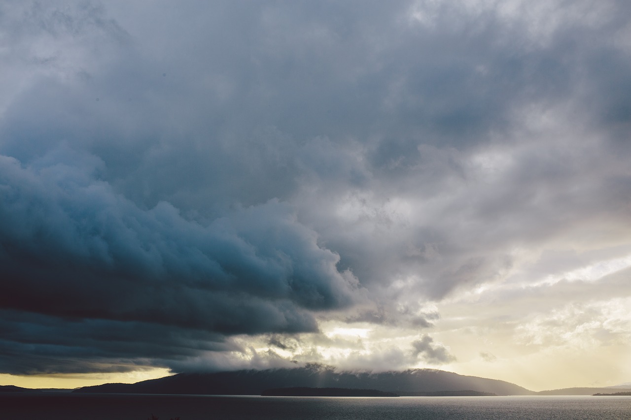 dark clouds sky free photo