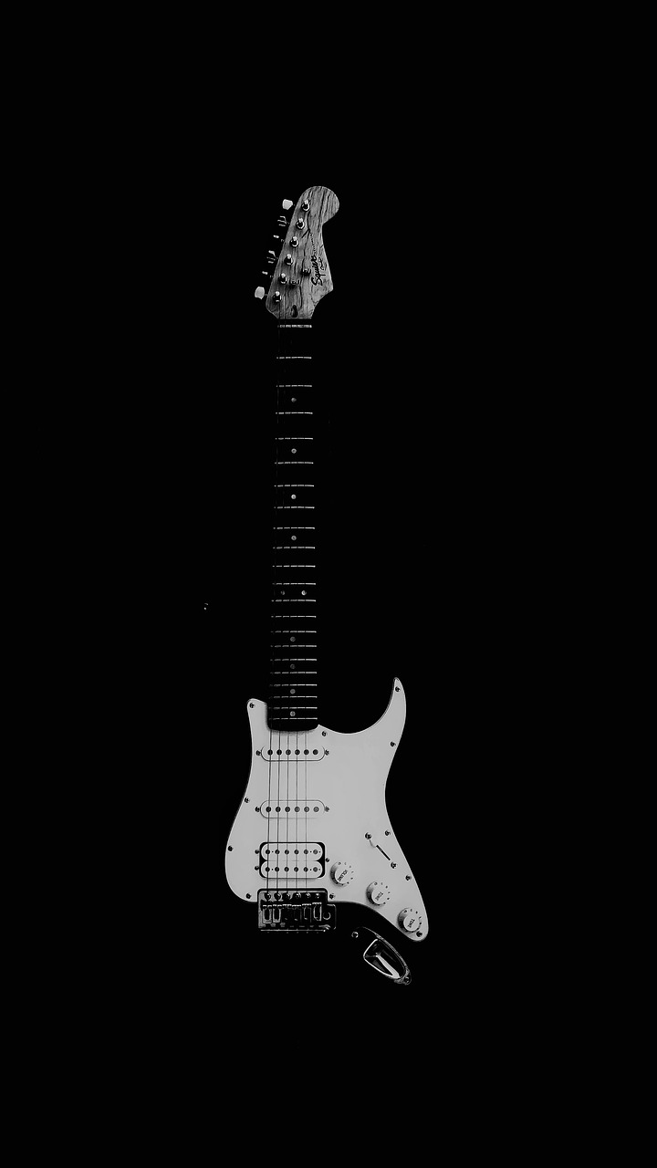 dark electric guitar free photo