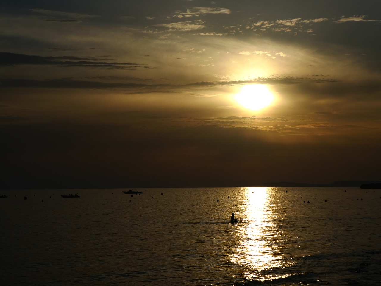 dark sea seascape free photo