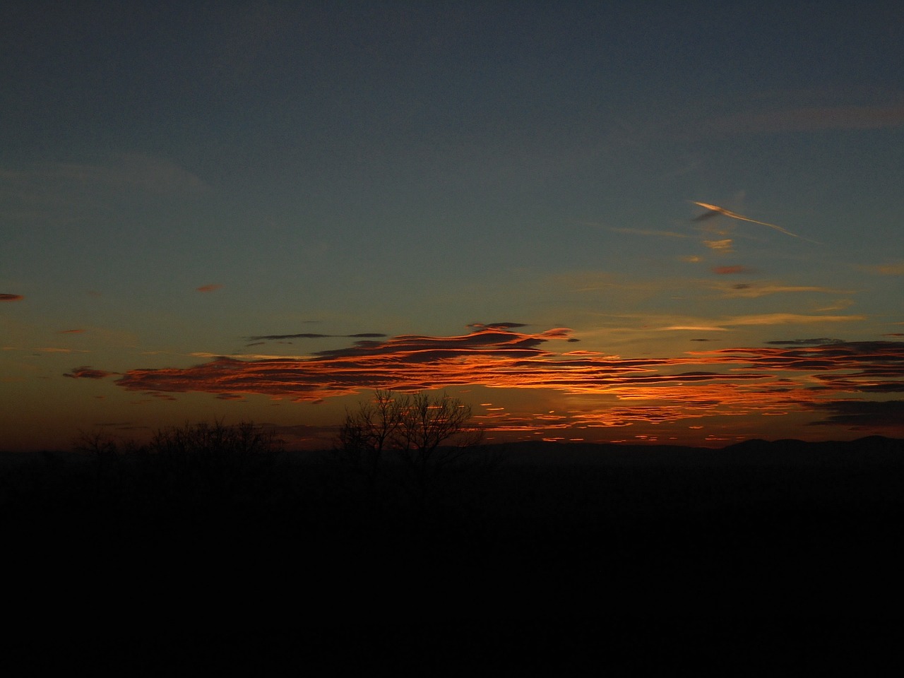 dark light sunset free photo