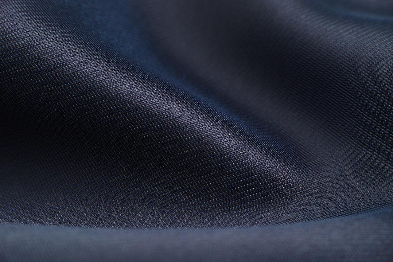 dark blue blue fabric free photo