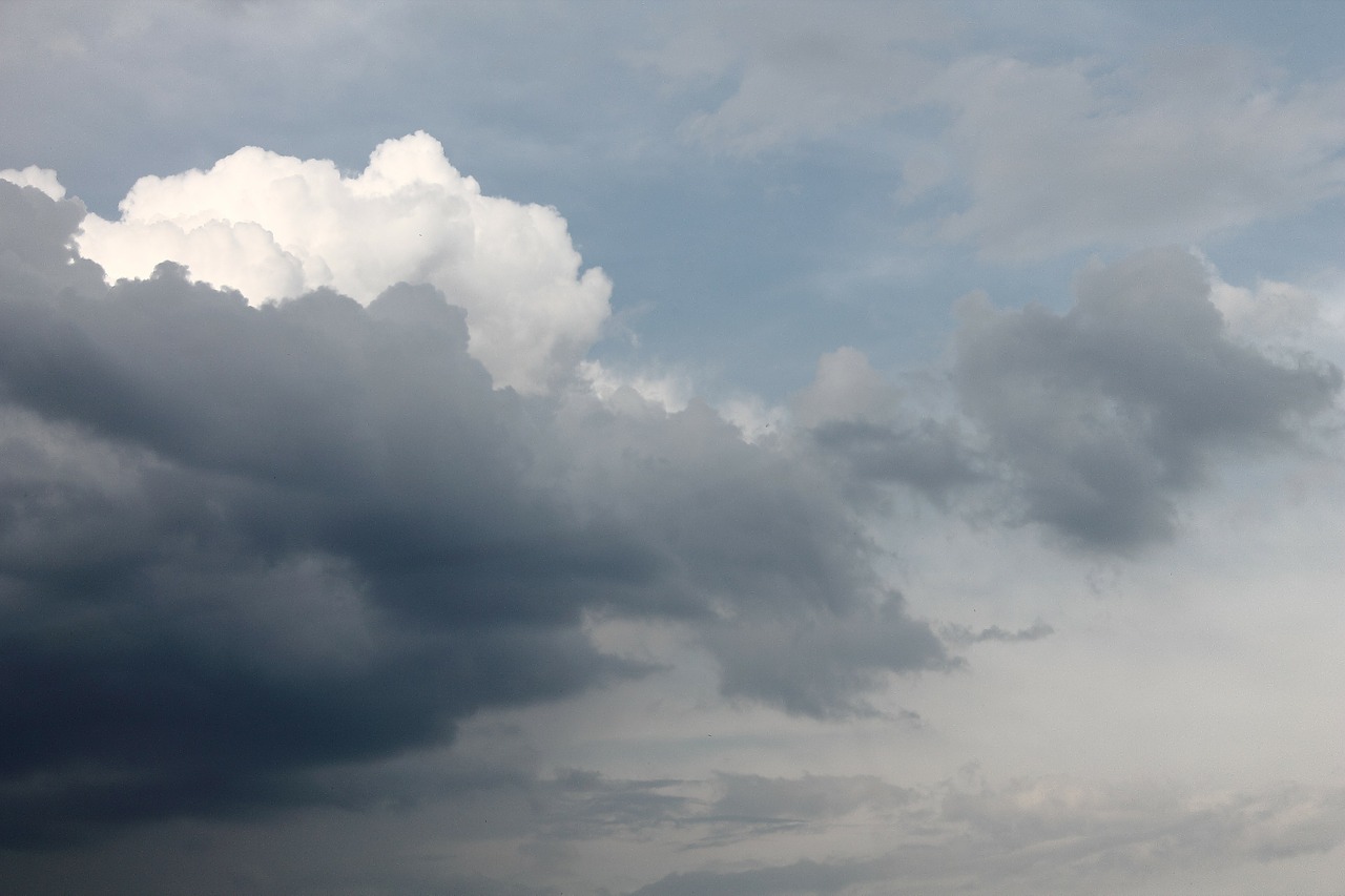 dark clouds clouds after the storm free photo