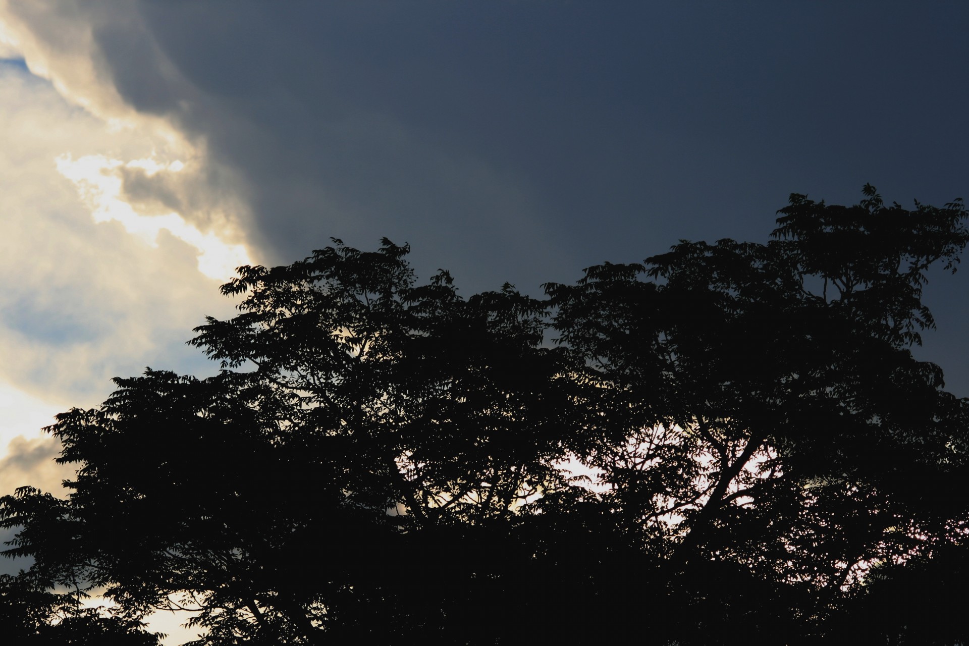 sky clouds dark free photo