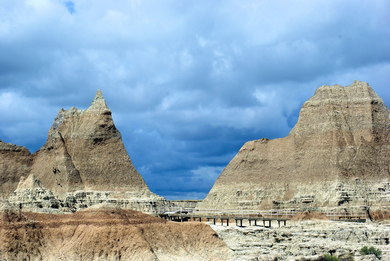 dark skies over bad lands  badlands  national free photo