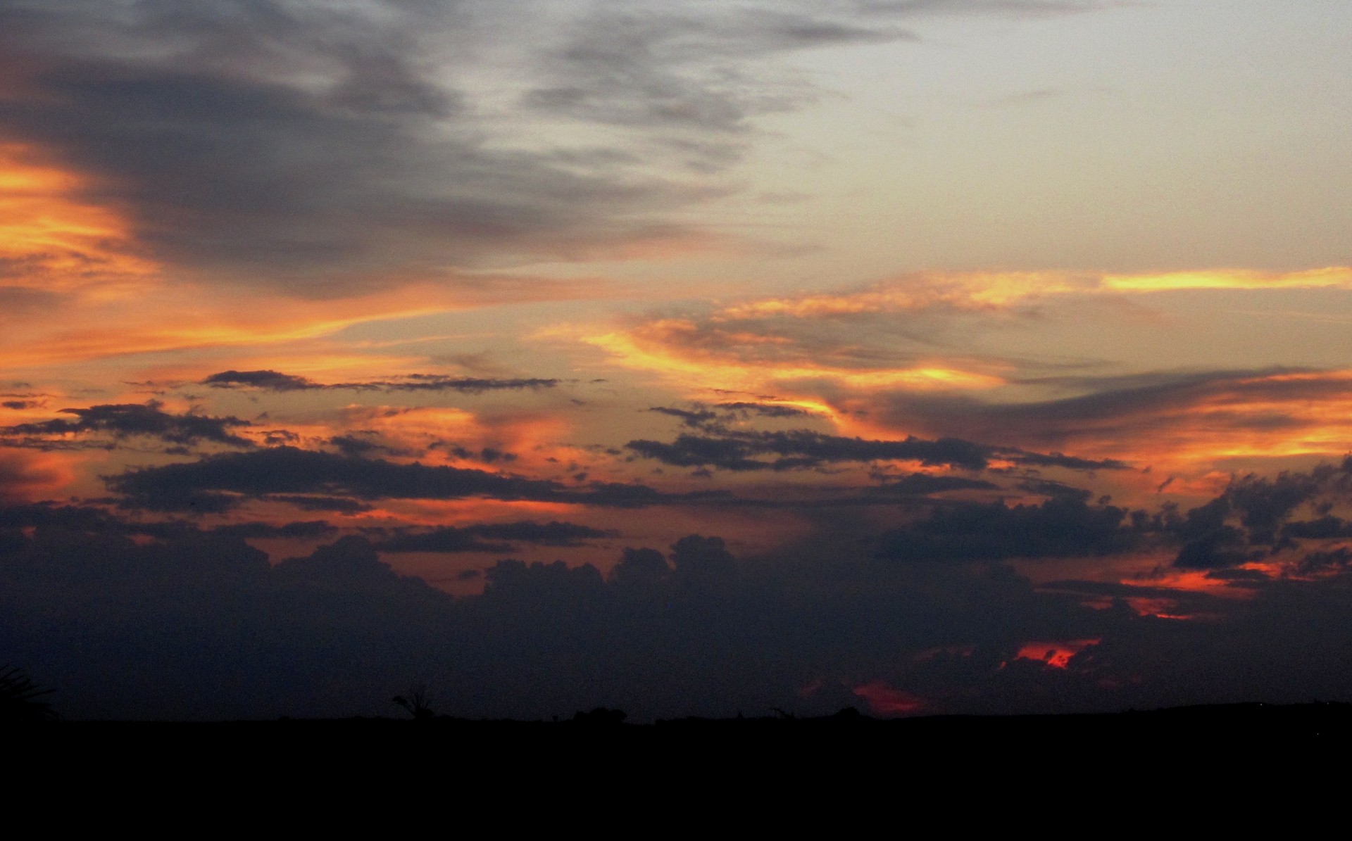 sky sunset sunset colors free photo