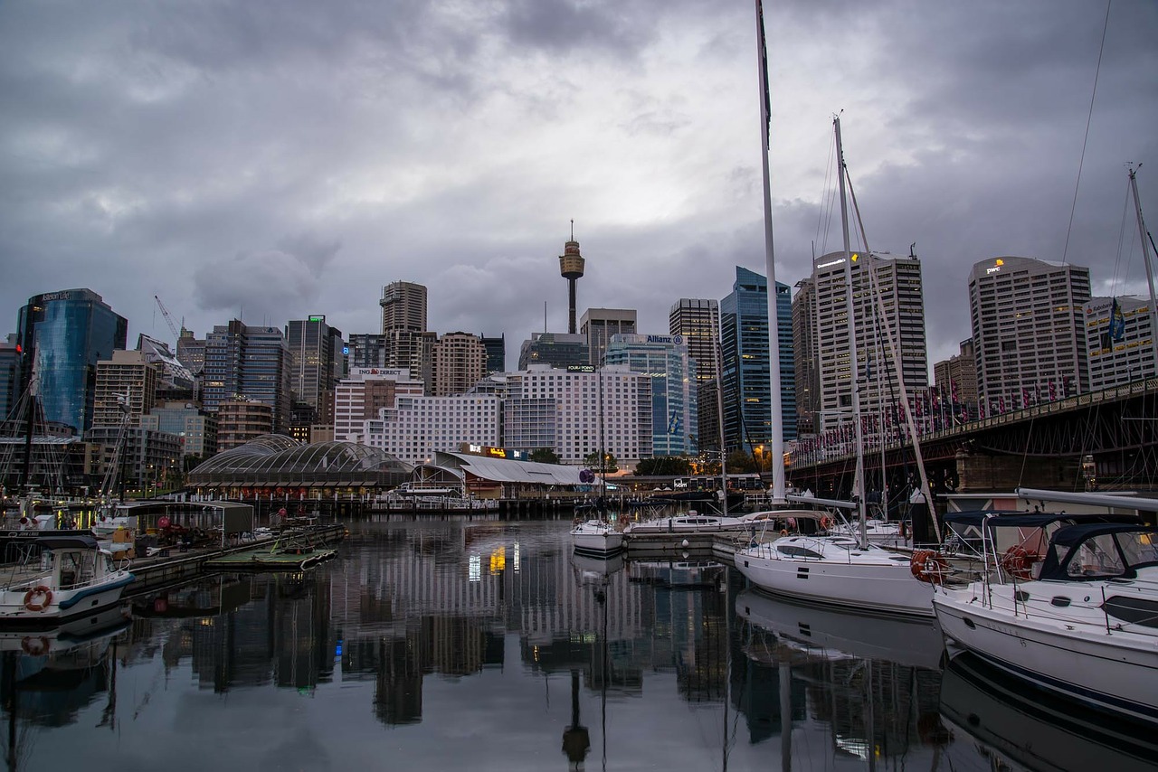 darling harbour sydney australia free photo