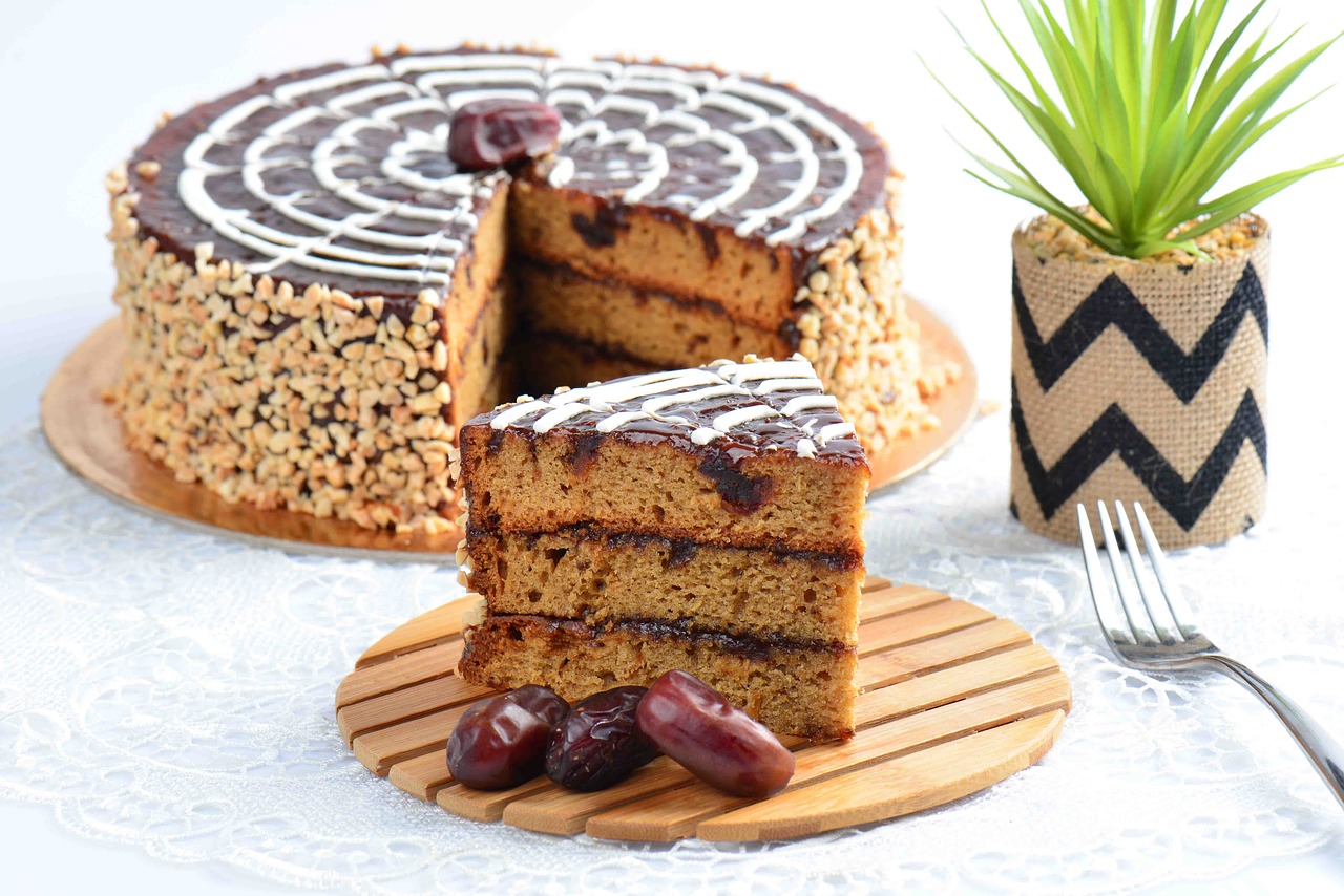 date cake  cake  sweet free photo