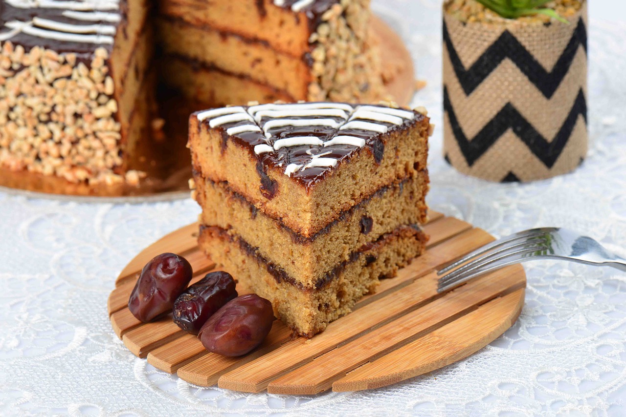 date cake  cake  sweet free photo