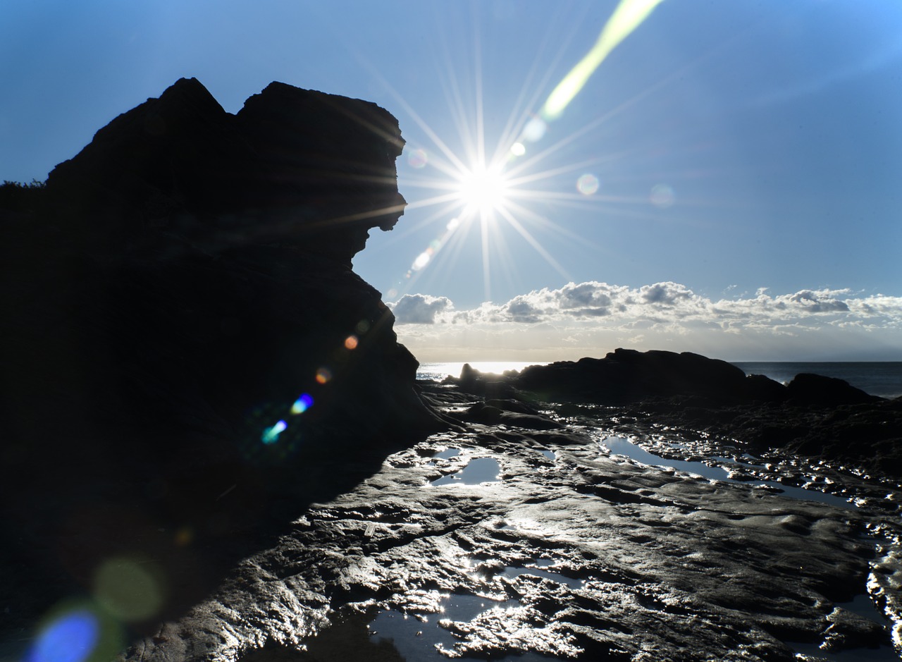 dawn beach guilche free photo