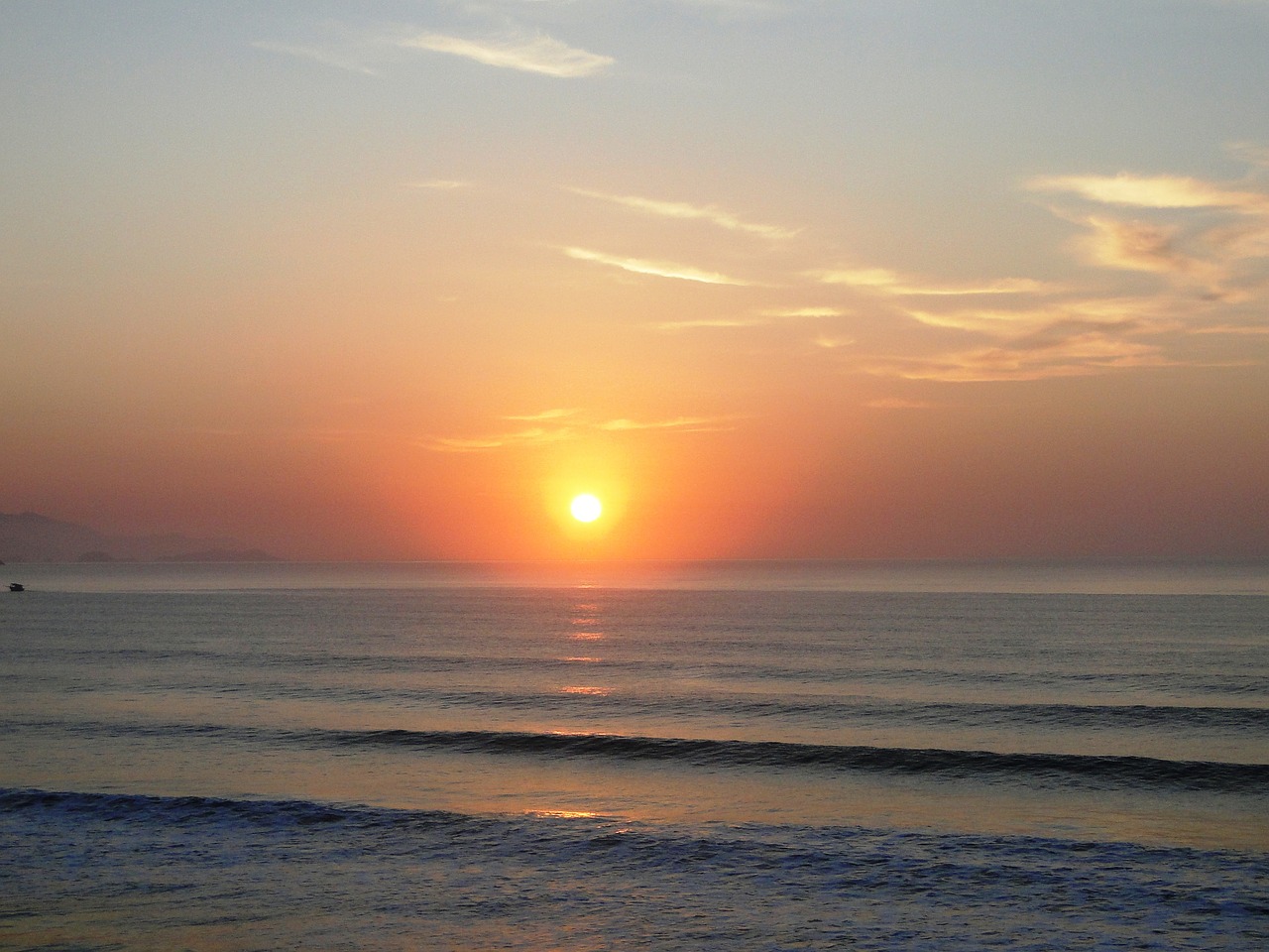 dawn sol beach free photo