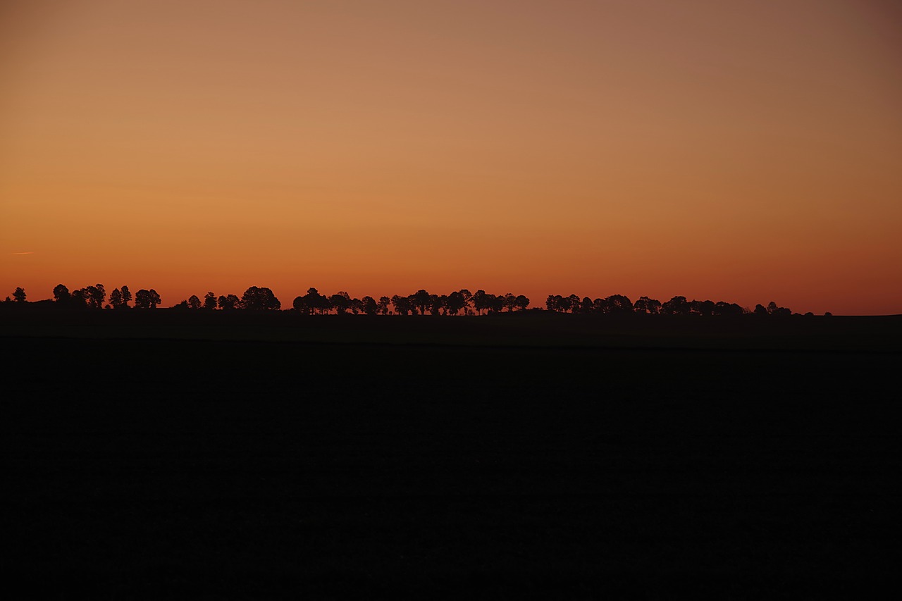 dawn sunrise the horizon free photo