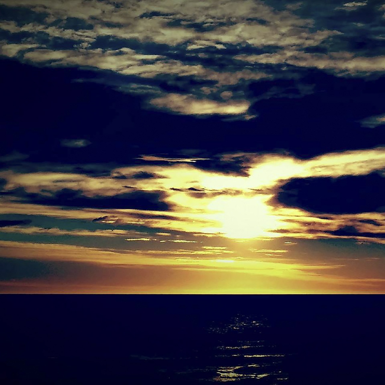 dawn sun sea free photo