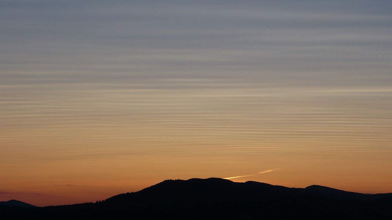 dawn sky view free photo