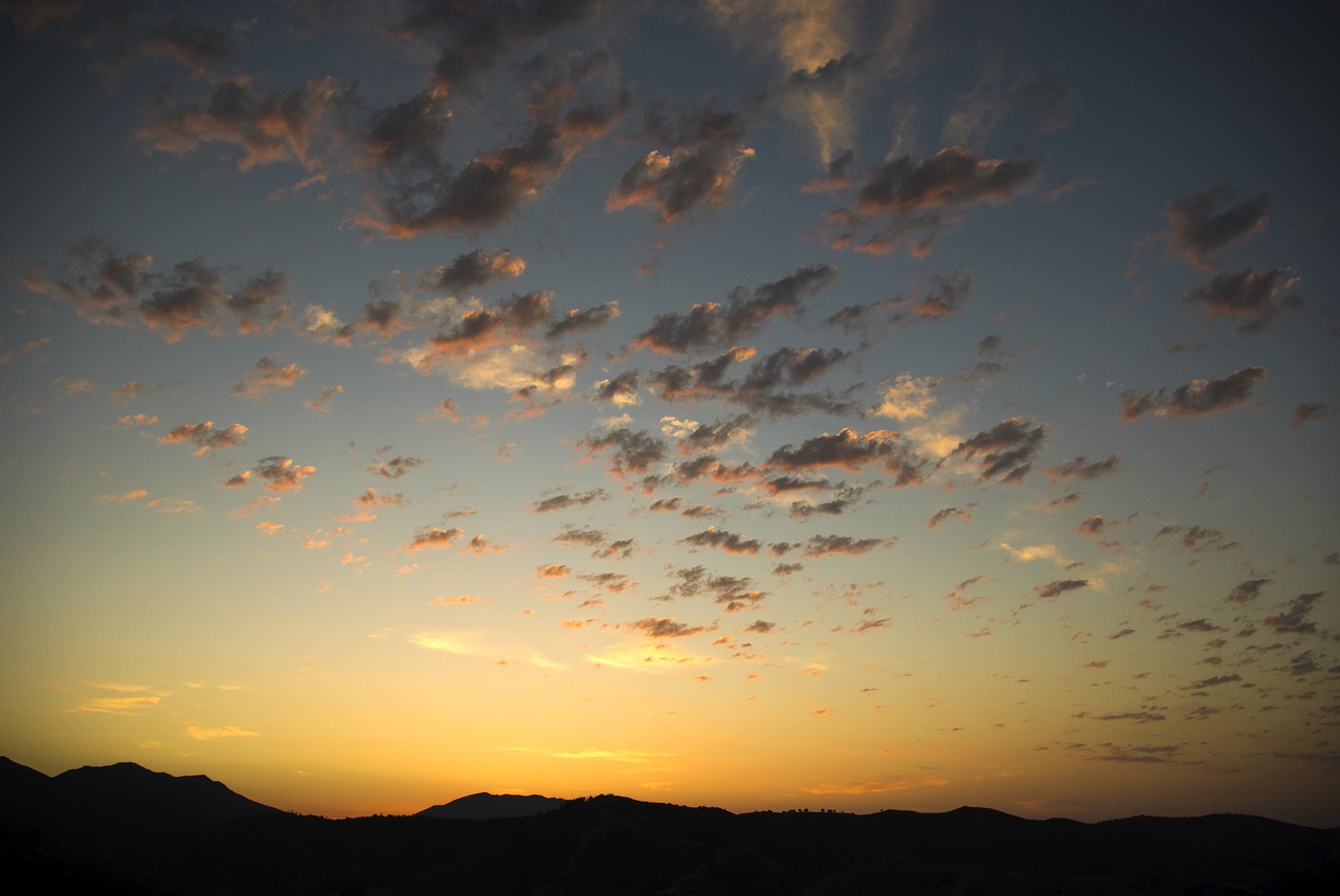 dawn sun nuebes free photo