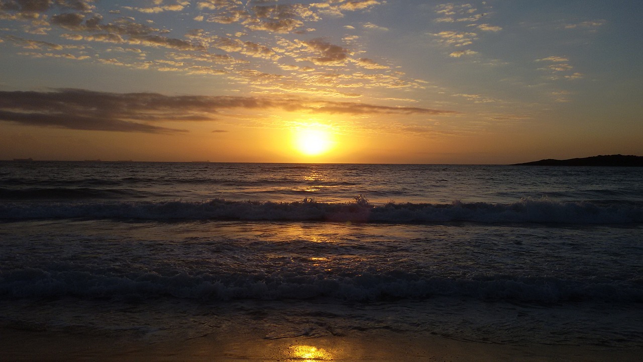 dawn sol beach free photo