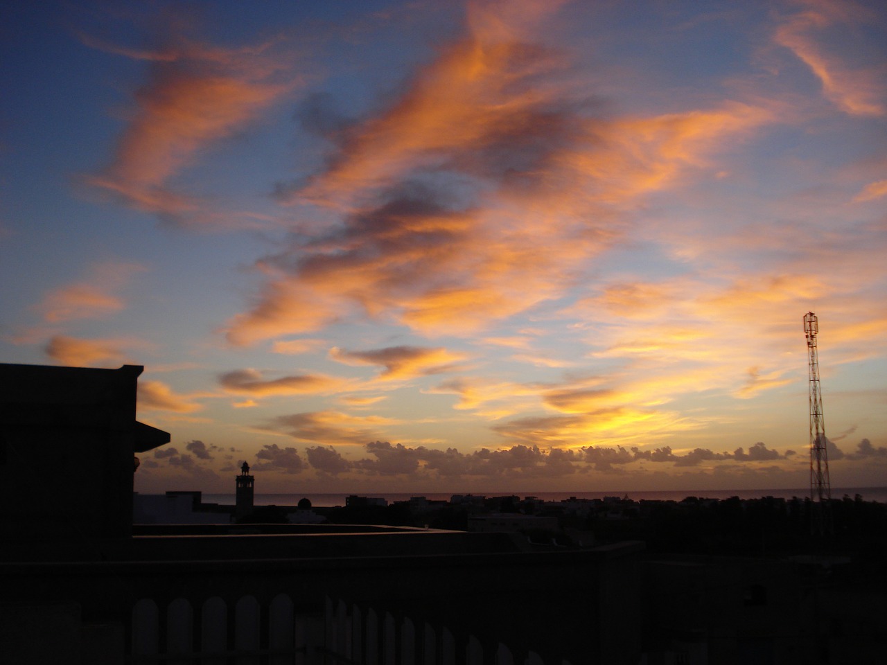 dawn sunrise tunisia free photo