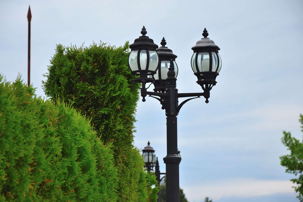 day lamp green free photo