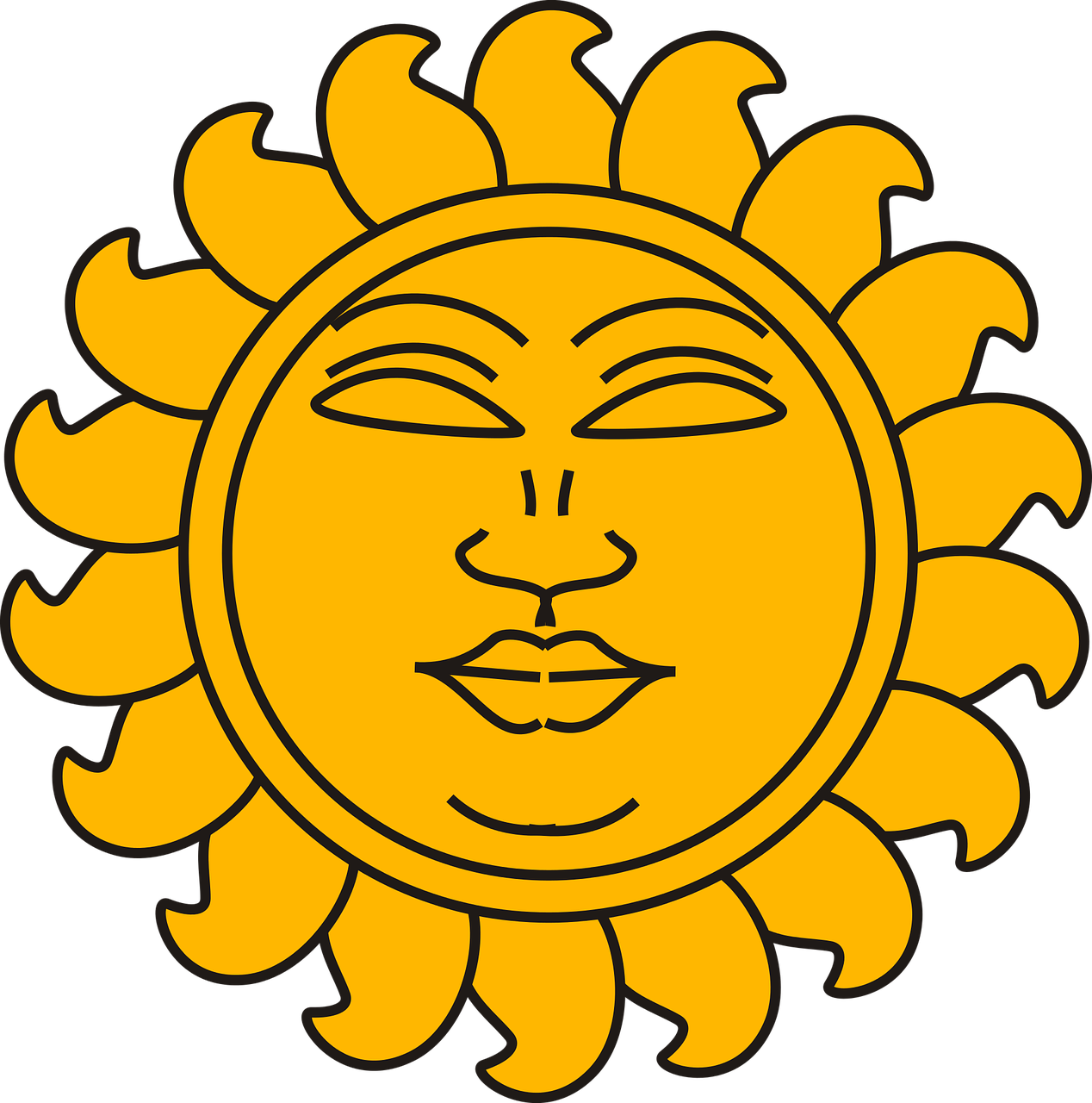 day sun symbol free photo