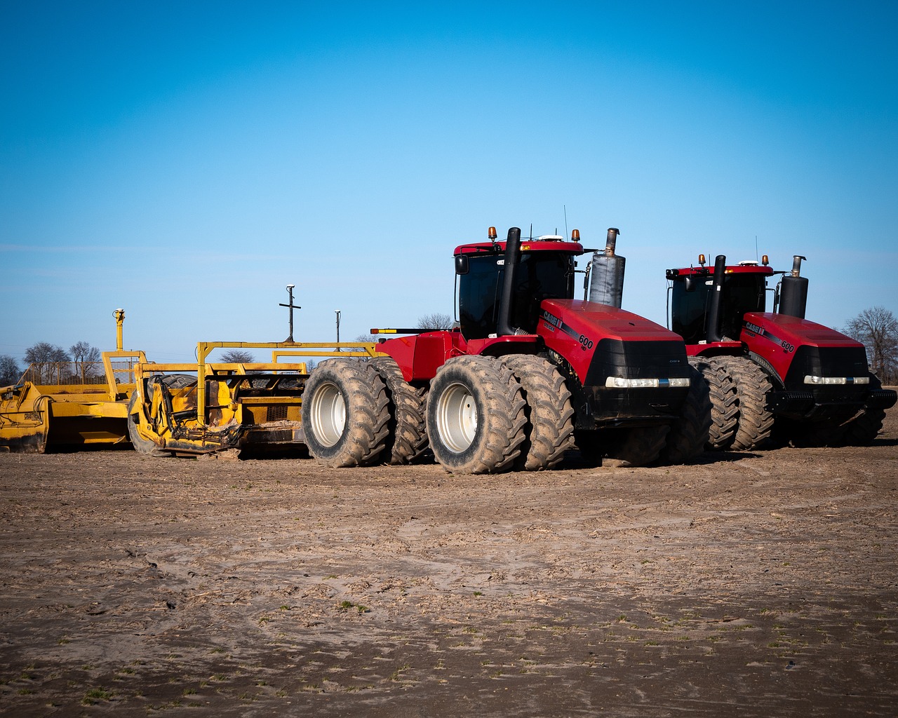 day  farm  tractor free photo